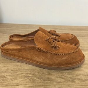 Jeffrey Campbell women’s brown leather slides size 8